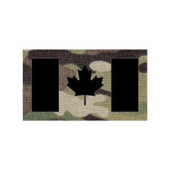 Laser cut 3.5” x 2” Canada Flag Laser Cut Patch PatchPanel