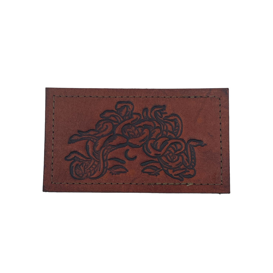 Medusa - Extremely Limited Edition - Genuine hand pressed leather Leather Patch PatchPanel