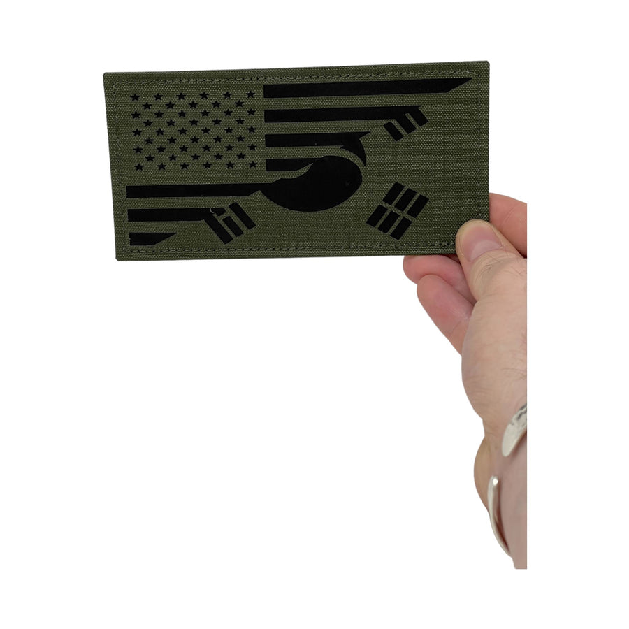Prototype - 6x3 Pro IR USA/Korea Flag (Skewed Graphic) Prototype PatchPanel