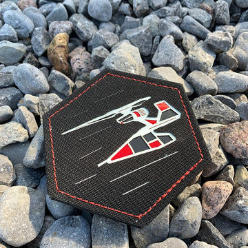 Sith Fighter Limited Edition Laser Cut Patch Laser Cut Patch PatchPanel