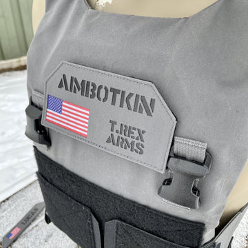 T.REX ARMS AC1 ID Panel with Hi Vis Flag Cordura Patch PatchPanel