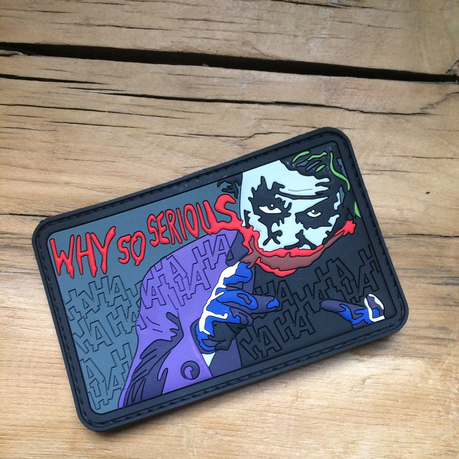 Why So Serious? PVC Patch Infinitesimal Design Works