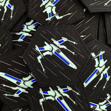 X-Wing V3 Limited Edition Laser Cut Patch Laser Cut Patch PatchPanel